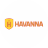 Logotipo da Havanna com aplicação de fita de cetim personalizada da JN Fitas